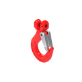 G80 alloy steel forged clevis sling hook with cast latch / lifting sling hook/cast hook